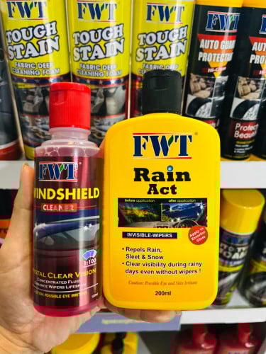 ឈុតថ្នាំសម្អាតកញ្ចក់ផ្នែកខាងក្នុងនឹងផ្នែកខាងក្រៅរថយន្ត