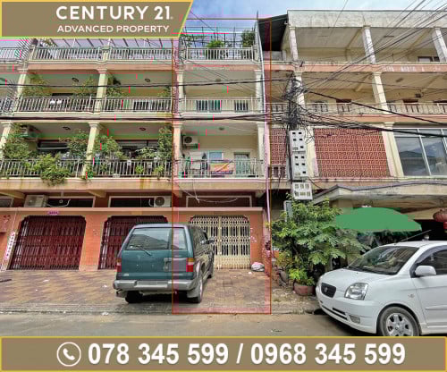 🏠ផ្ទះល្វែង ជិតផ្លូវទេពផន និងផ្សារដេប៉ូ ត្រូវការលក់បន្ទាន់ខ្លាំង