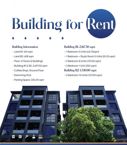 Apartment for Rent whole Building Located in BKK1 Area