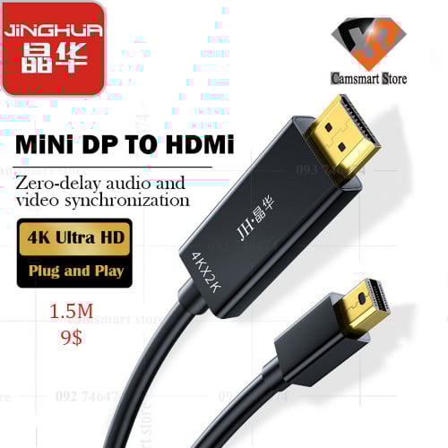 Mini Displayport to HDMI cable Thunderbolt Mini DP to HDMI HDTV adapter