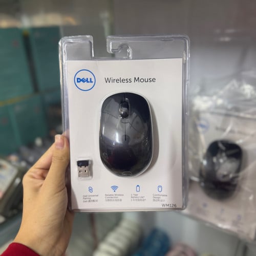 Mouse Dell wireless and Mouse ខ្សែ