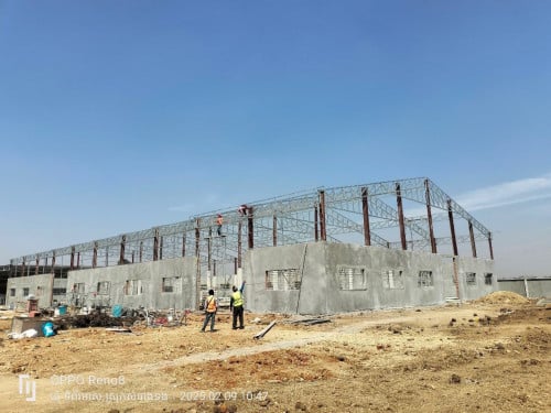 ម៉ៅការសាងសង់លឃ្លាំង រោងចក្រ We  build  wherehouse, factory $88/m2