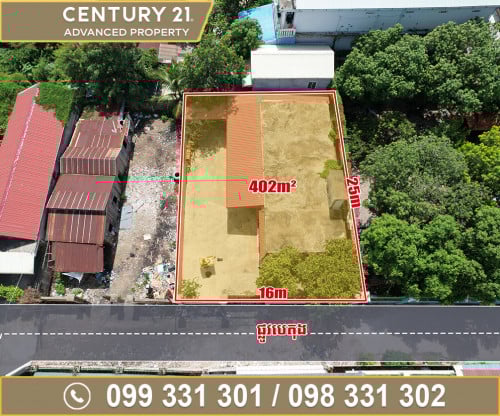 🏜ដីមានសំណង់ផ្ទះ នៅជិតផ្សារទំនើបមីដថោន ម៉ល លើផ្លូវ2004 ​ត្រូវការលក់បន្ទាន់ខ្លាំង