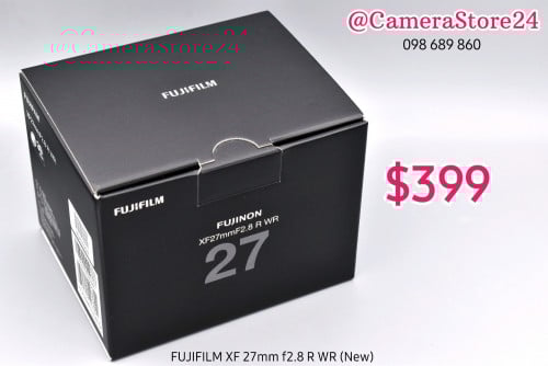 FUJIFILM XF 27mm f2.8 R WR (New)