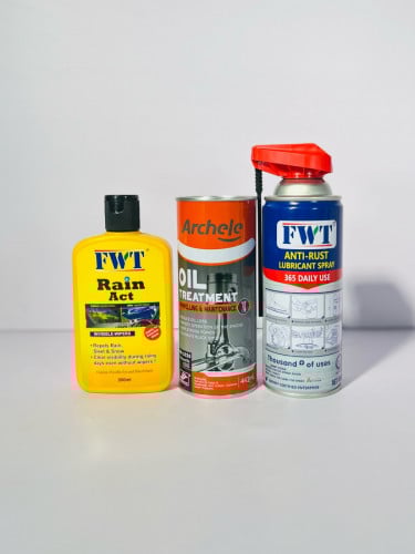 ថ្នាំសម្អាតកញ្ចក់រថយន្ត ប្រេងជំនួយ បាញ់កាត់ច្រែះ