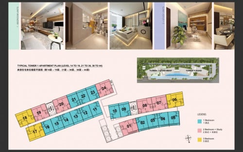 High Floor 39 | 1 Bedroom Condo for Sale at The Bridge