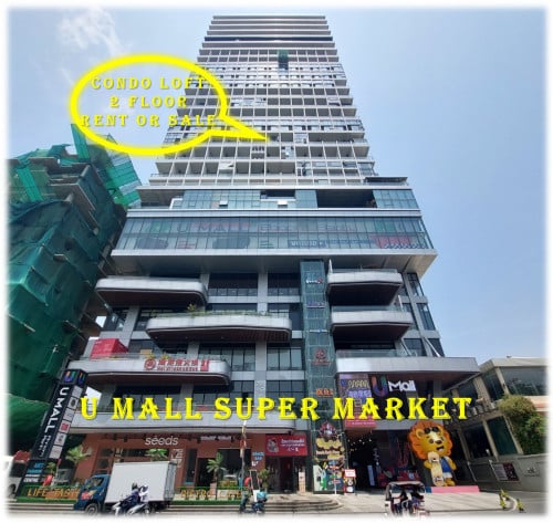 #SC004 👉 #SALE or #RENT Brand New Condo Duplex Type ( 2 Floor) at Prince Haun Yu Near AEON 1