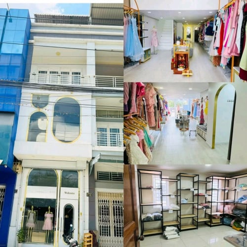 ផ្ទះអាជីវកម្មលើផ្លូវមេសំរាប់ជួលនៅ មុខផ្សារទំនើបអេអនសែនសុខ