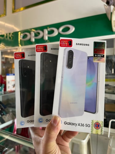 Galaxy A36(8G/256GB)ថ្មីប្រអប់ធានា1ឆ្នាំក្រុមហ៊ុនតម្លៃពិសេសជូន