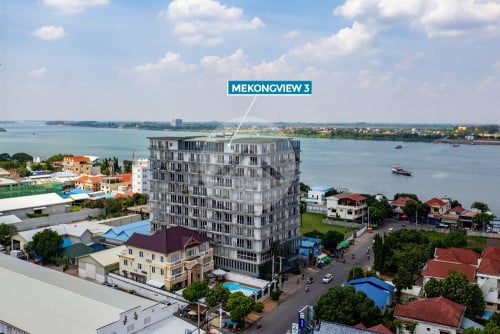 Modern 2-Bedroom Condo For Sale – 📍at Mekong View Tower 3, Chroy Changvar, Phnom Penh!