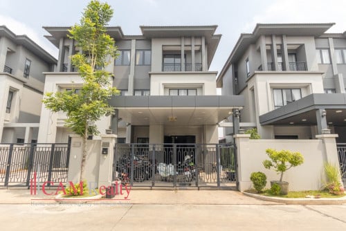 4 Bedrooms Twin Villa For Rent In Chip Mong Land, Grand Phnom Penh City
