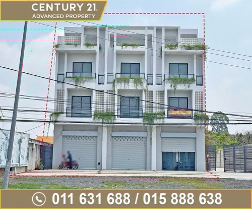 🏘 ផ្ទះ3ល្វែង សម្រាប់ជួល នៅលើផ្លូវជាតិលេខ1​