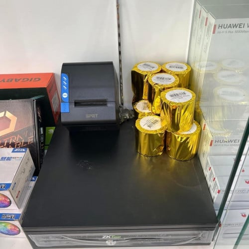 Thermal Paper Print Receipt Roll and Cash Drawer