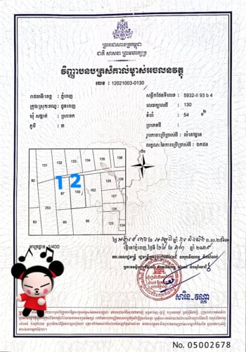 ដីបឹងកក់ ទល់មុខក្រសួងការពារជាតិ ជាប់គូទការ៉ាសលក់ឡាន