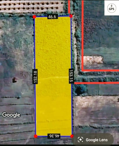 ដីលក់បន្ទាន់ ទំហំ152m x 46m ទំហំដី7138m2 ដីស្អាតខ្លាំង តម្លៃត្រឹមតែ16500$ ចរចា តែប៉ុណ្ណោះ