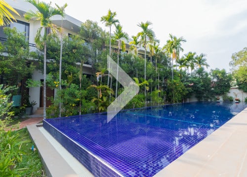 អាផាតមិនសម្រាប់ជួលក្នុងសង្កាត់ស្លក្រាម -​Apartment with Pool for Rent in Sla Kram, Siem Reap