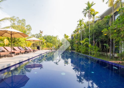 អាផាតមិនសម្រាប់ជួលក្នុងសង្កាត់ស្លក្រាម -​Apartment with Pool for Rent in Sla Kram, Siem Reap