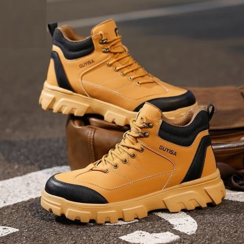 ស្បែកជើងសុវត្ថិភាពសម្រាប់ការងារធ្ងន់ / High Quality Safety Boot For Construction Work