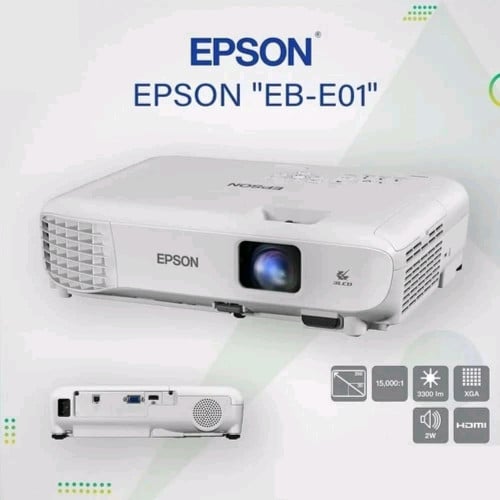 Epson EB-E01LCD Projector XGA (3300 ANSI Lumens)