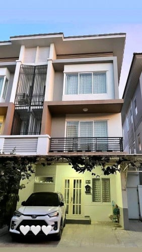 VillaforRentនៅបុរីប៉េងហួតហួតបឹងស្នោរ ច្បារអំពៅ ផ្លូវជាតិលេខ1 Borey Beong Snor តម្លៃRent 750$