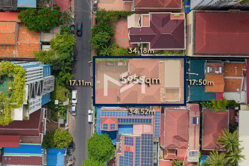 ដី 595 SQM សម្រាប់លក់នៅសង្កាត់បឹងកេងកង1 📍
