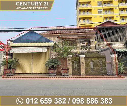 (English Below) 🏘 ផ្ទះវីឡា សម្រាប់ជួល នៅជិត​ផ្សារចម្រើនផល * តម្លៃជួល៖ 2,500 ដុល្លារ/ខែ (អាចចរចាបាន)