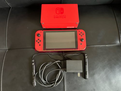 NINTENDO Switch V2 Mario Edition Jailbreak រវល់ការងារមិនដែលបានលេង ត្រឹមតែ 260$