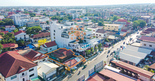 ដីលក់នៅកណ្ដាលក្រុងសៀមរាប/Land for Sale in Siem Reap City Center on Preah Sangreach Tep Vong St