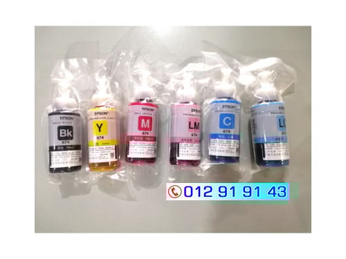 Special Price  Original Epson 6 Color Ink 1 set $35  Retail 1 Color $7
