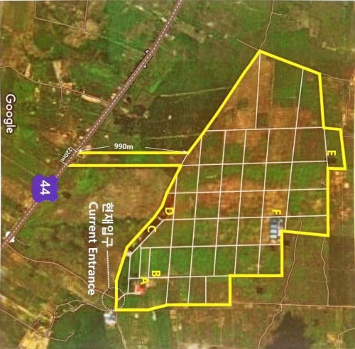 ដីចំការស្វាយ277ហិចតា លេីផ្លូវ44 លក់តែ 5$/sqm