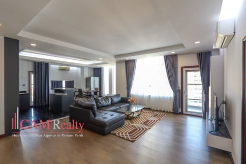 【日本語もOk】3 Bedroom Serviced Apartment For Rent in BKK1