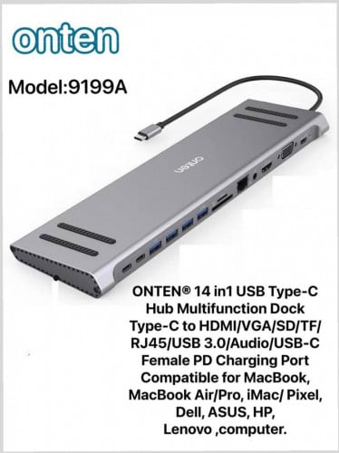 ONTEN 14in1 Tybe-C hub