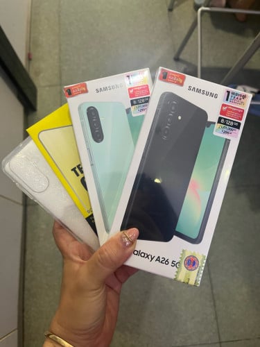 Samsung A26 5G New , warranty 1 year free free