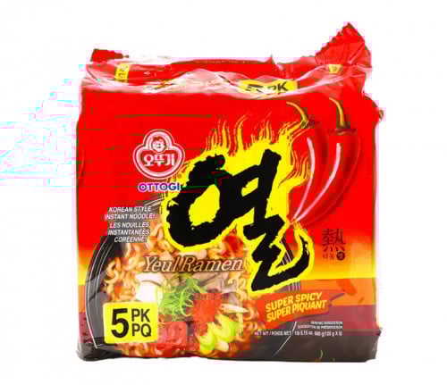 OT Yeul Ramen Super Spicy-Multi  (120g x 5EA)/*8sets/Box,