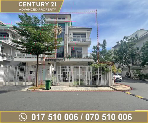 🏘 វីឡាភ្លោះ កែង(Twin) សម្រាប់ជួល ក្នុងបុរី អ័រគីដេវីឡា ដឹរ៉ូយ៉ាល់ (ផ្លូវ2004)