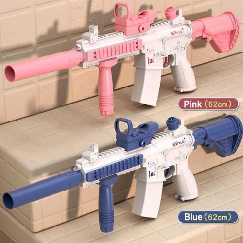 Electric M416 Water Gun, Rechargeable Water Fight 62cm