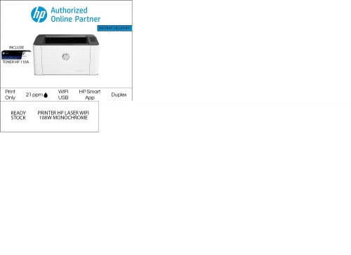 HP Printer 108W (USB/WIFI)