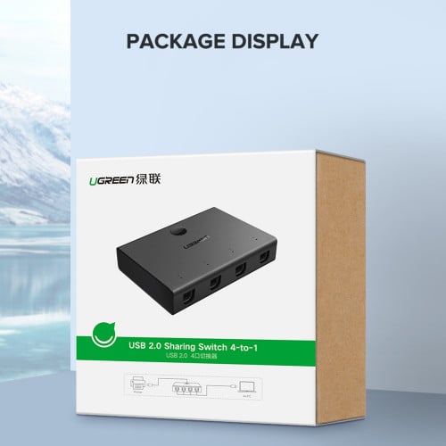 UGREEN 30346 USB 2.0 4x1 Sharing Switcher