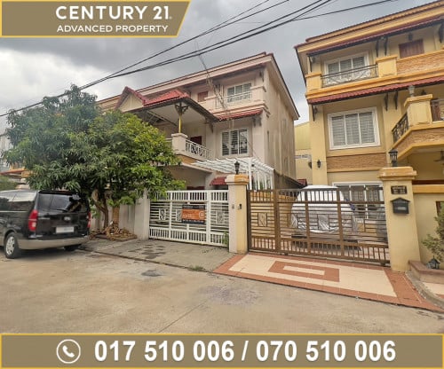 🏘 វីឡាភ្លោះ (Twin ) សម្រាប់ជួល ក្នុងបុរី ពិភពថ្មីណតប្រីត