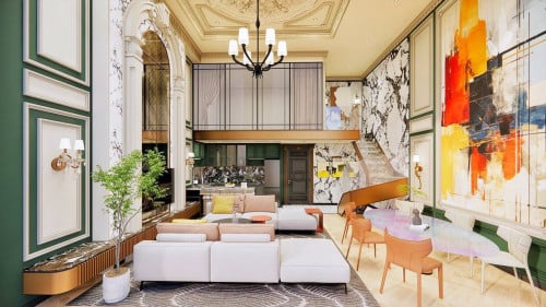 Duplex Penthouse 3Bedroom Time Square 7