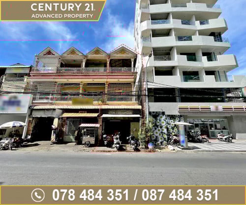 🏠ផ្ទះអាជីវកម្ម(ខាង) នៅលើផ្លូវធំ163 ទល់មុខសាលាACE ត្រូវការលក់បន្ទាន់ខ្លាំង