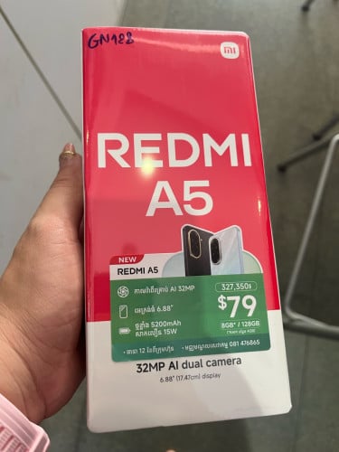 Redmi A5 4G+4G/128G brand new , warranty 1 year