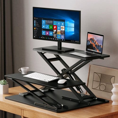 omax S6 Pro Ergonomic Elevating Laptop / Monitor Desktop Stand (raising up to 57 cm height)