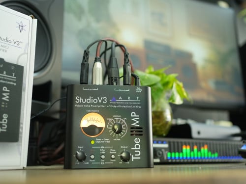 សម្រាប់មេក្រូ Keyboard ឬ ហ្គីតា ~ ART Tube MP Studio V3 Preamp/DI Box