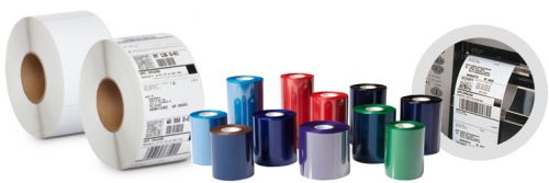 Thermal Barcode Ribbon (Wax/Wax-Resin/Resin) ទឹកថ្នាំម៉ាស៊ីនព្រីនបាកូដ