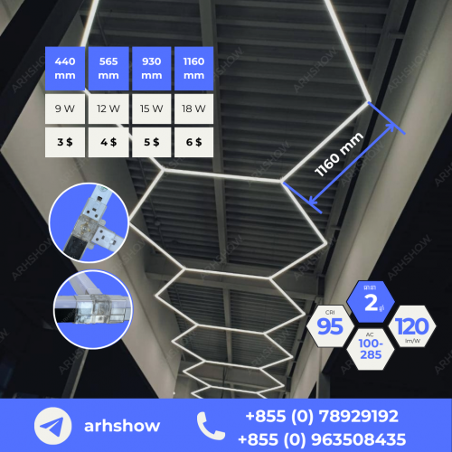 អំពូលហ្គារ៉ាសឡាន showroom កន្លែងលាងឡាន សាឡន។ល។