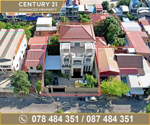 🏠 ផ្ទះវីឡា និងដី នៅជិតផ្សារអូឡាំពិក | បឹងកេងកង