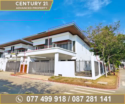 🏠 វីឡាភ្លោះ កែង (Twin-B) ក្នុងបុរី ឌឹផ្លរ៉ា ផ្លូវជាតិលេខ6A ត្រូវការលក់បន្ទាន់ខ្លាំង