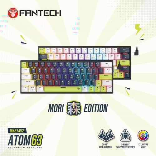 Fantech MK874v2 ATOM63 MORI Edition Mechanical Keyboard