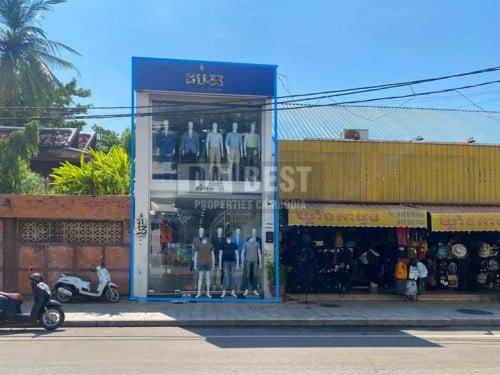 ហាងលក់ក្នុងក្រុងសៀមរាបជិត Wat Bo/Shophouse For Sale Near Wat Bo In Siem Reap
